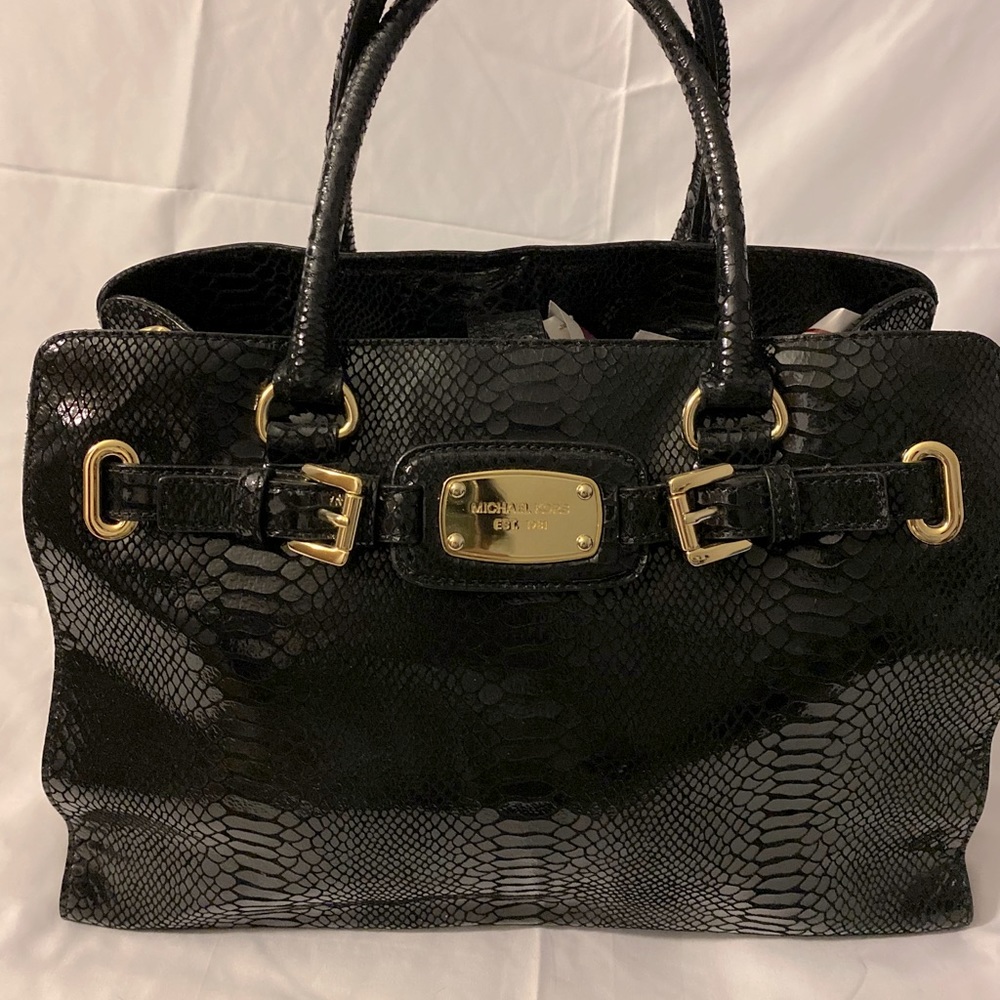 Michael Kors - Black Croc Print Purse